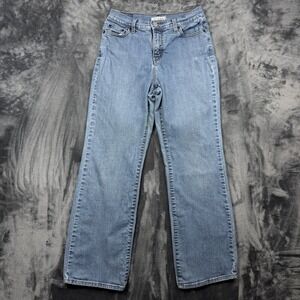 Levi's 512 Perfectly Slimming Boot Cut Jeans Womens 8 Medium Blue Denim Stretch